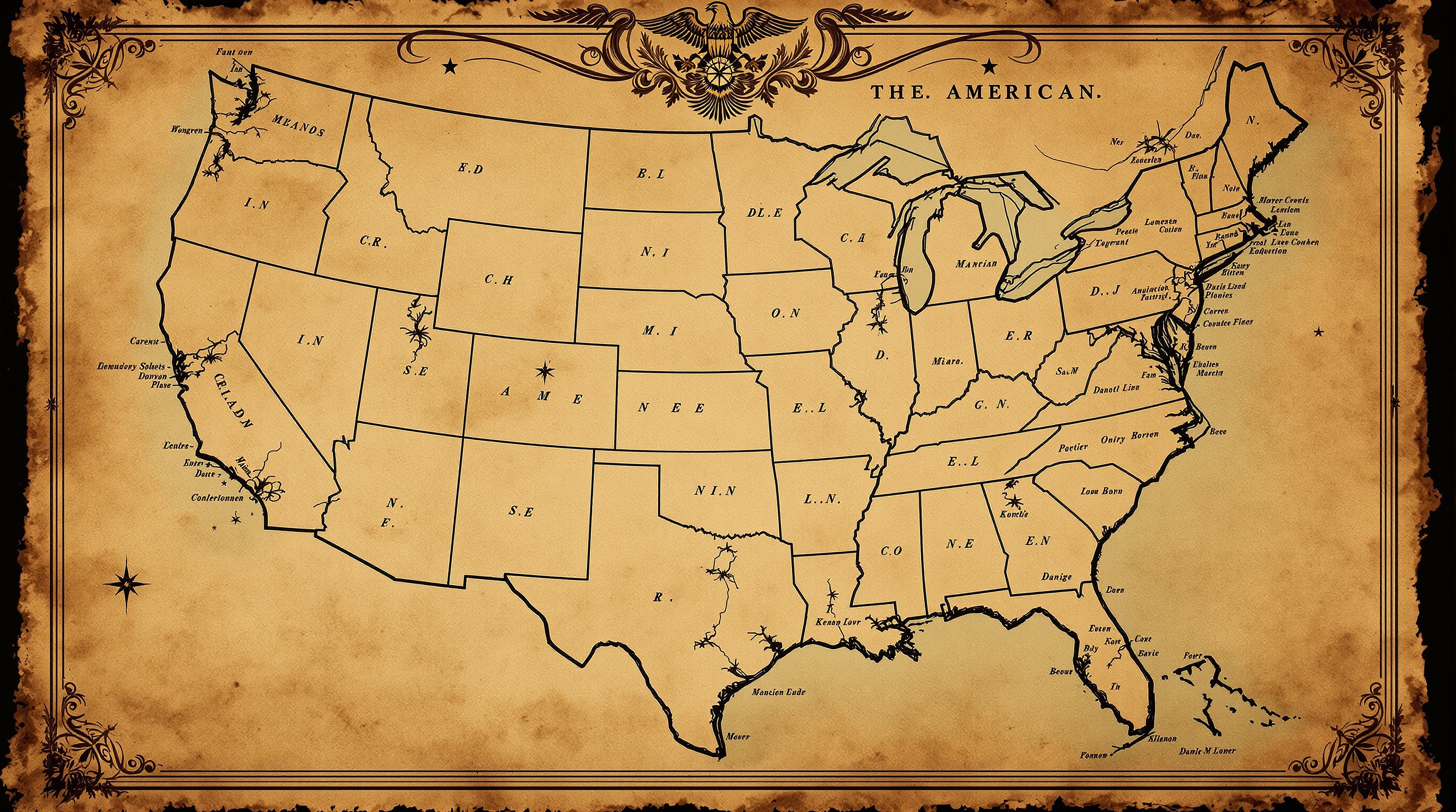 Historical American cartography