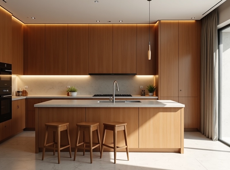 Cocina con cubiertas de TASUR