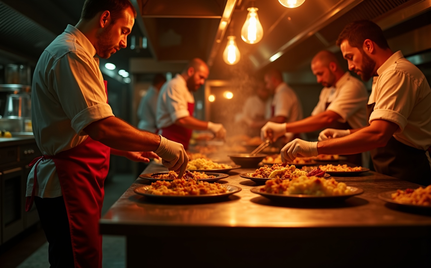 Restaurant kitchen