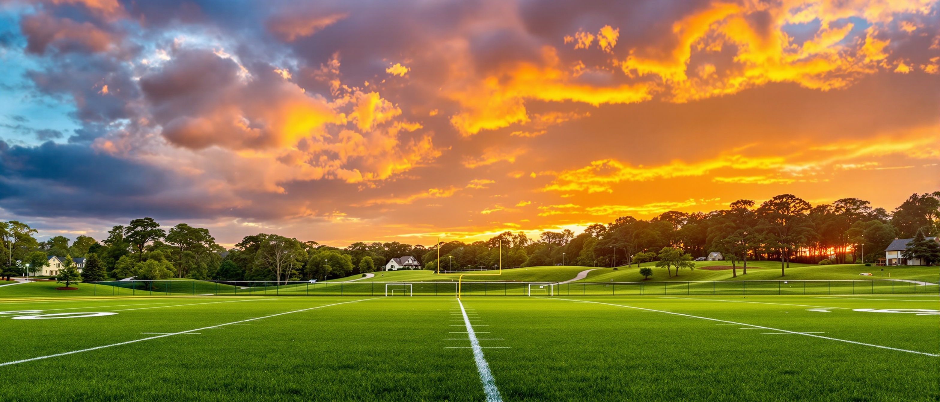 Cauley Creek Park football field Johns Creek GA