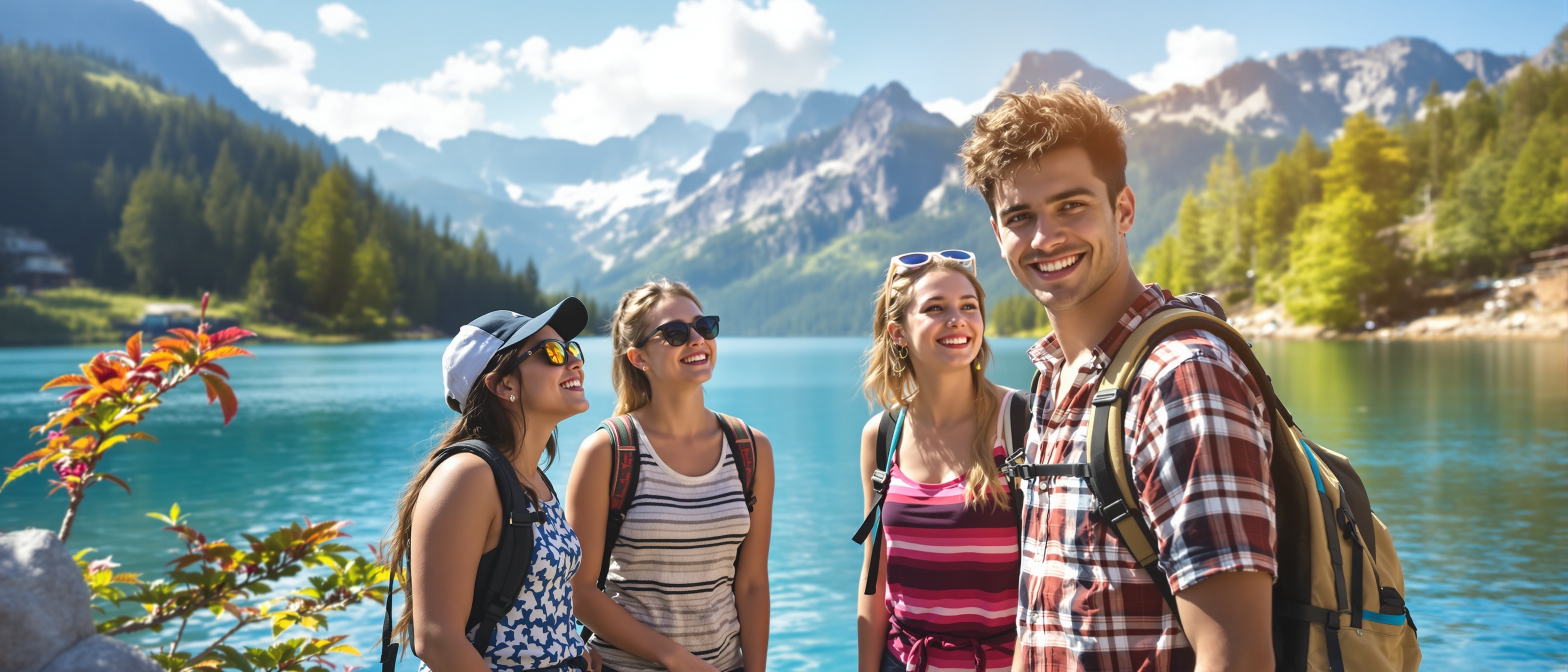 Amerika Work and Travel yaz deneyimi - resort ve göl manzarası