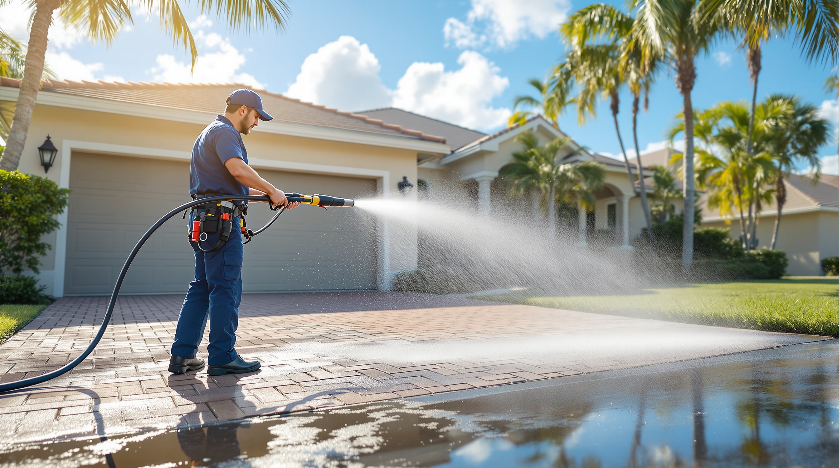 Professional pressure washing service in Orlando Florida