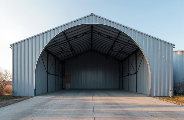 Ангар арочный