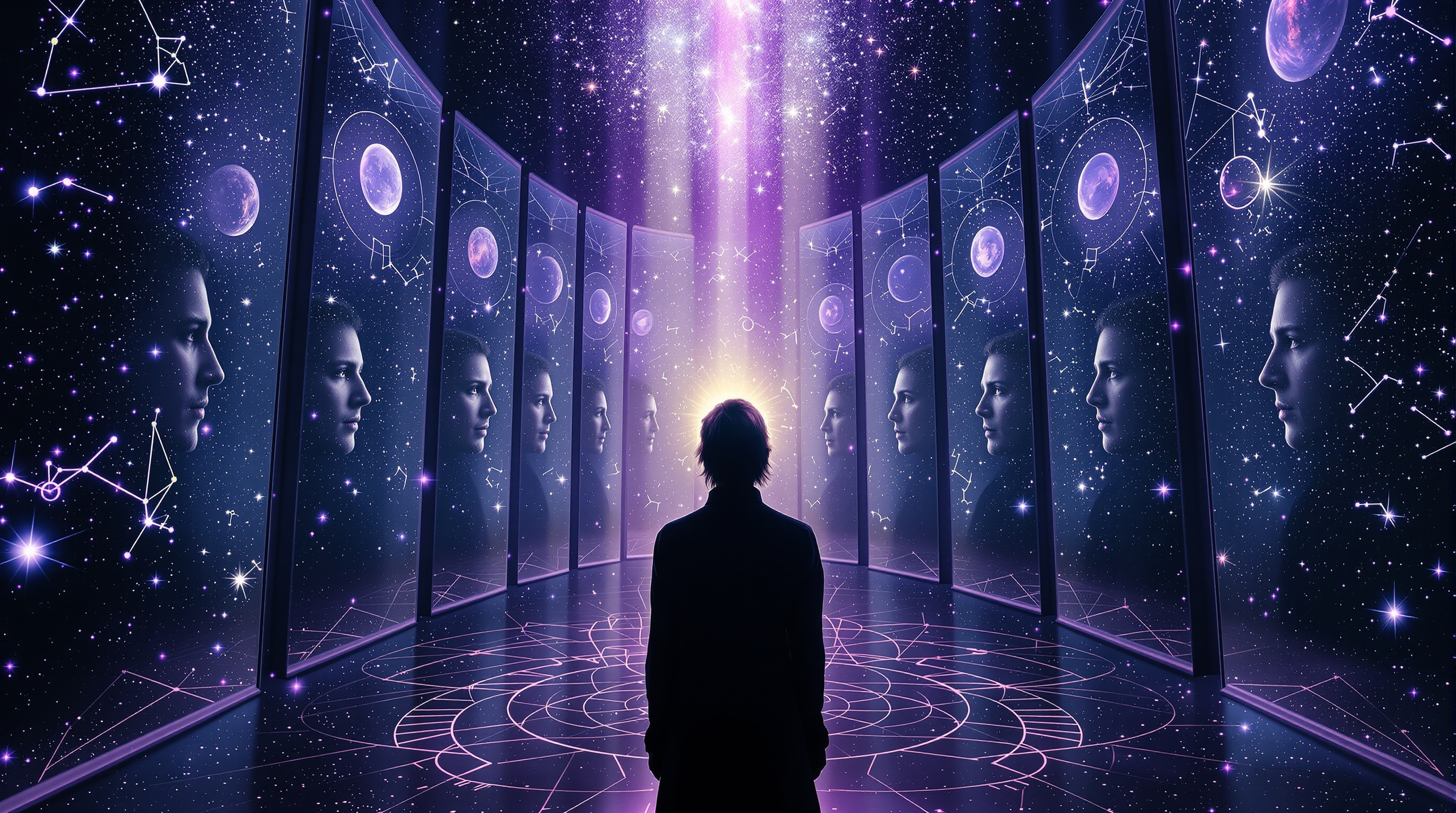 Multiple inner selves reflected in cosmic mirrors