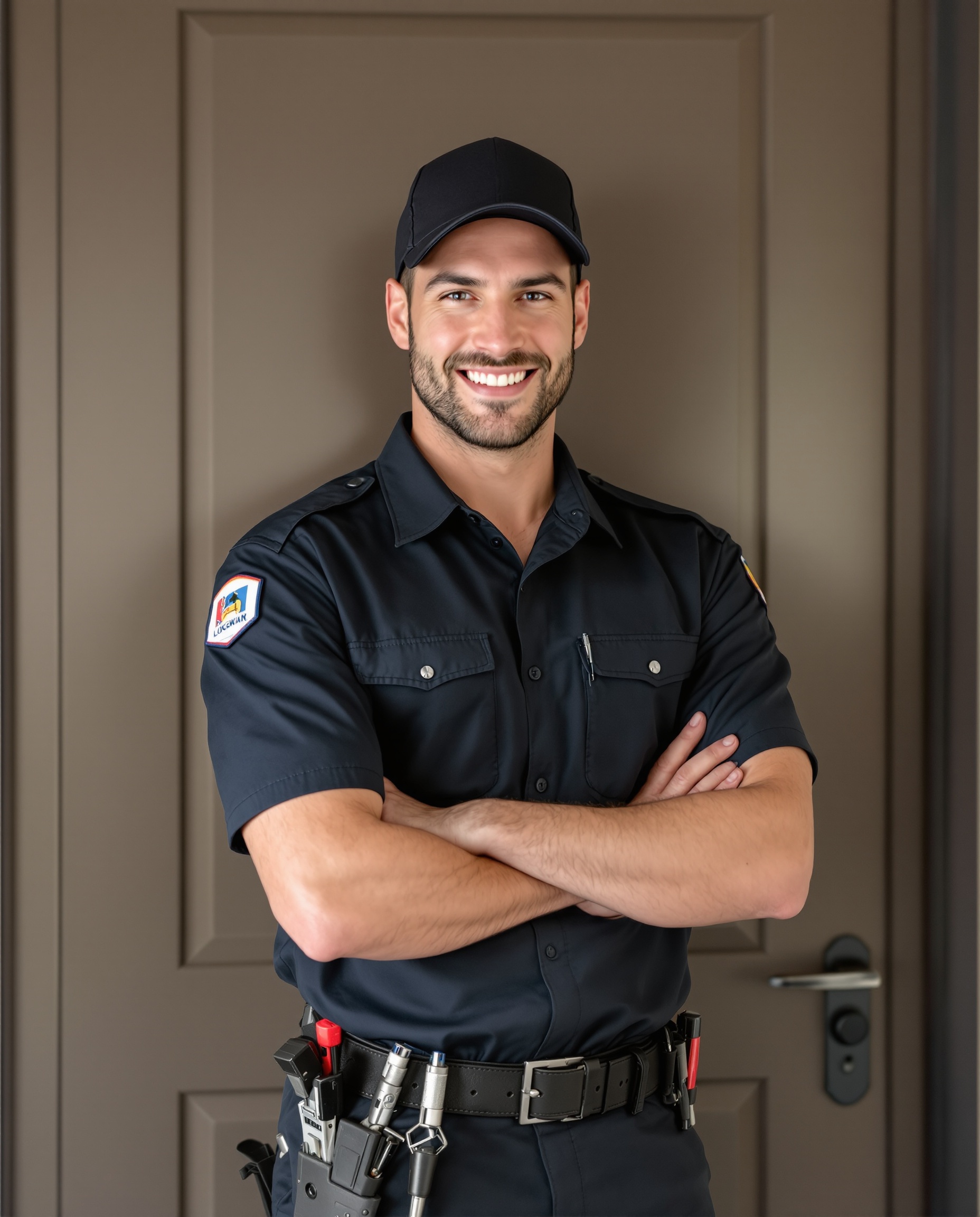 Serrurier professionnel certifié installant une serrure à Lyon, artisan local avec 11 ans d'expérience
