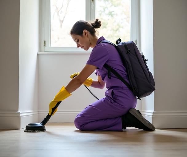 Professional cleaner with attention to detail