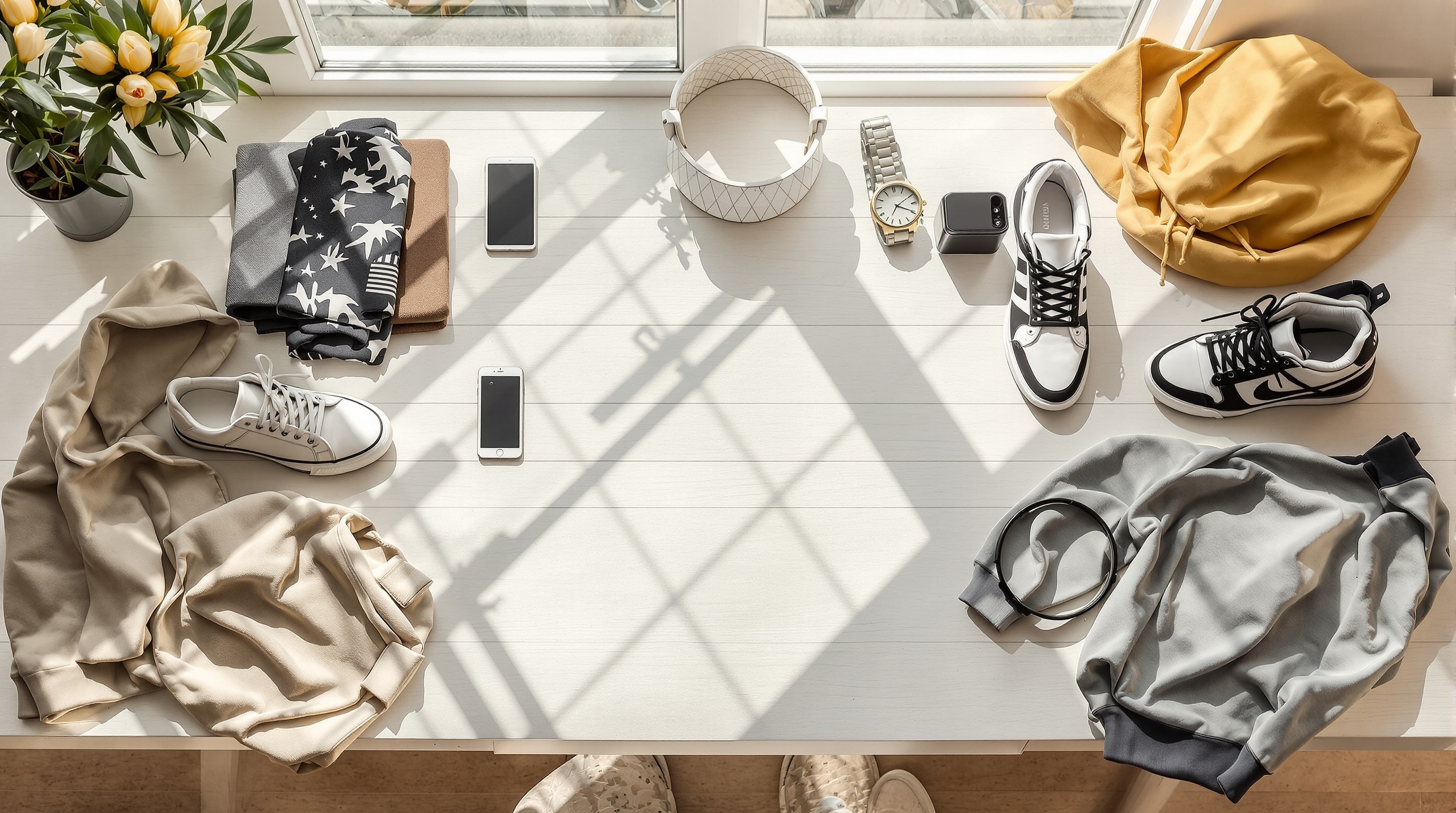 Fashion products background