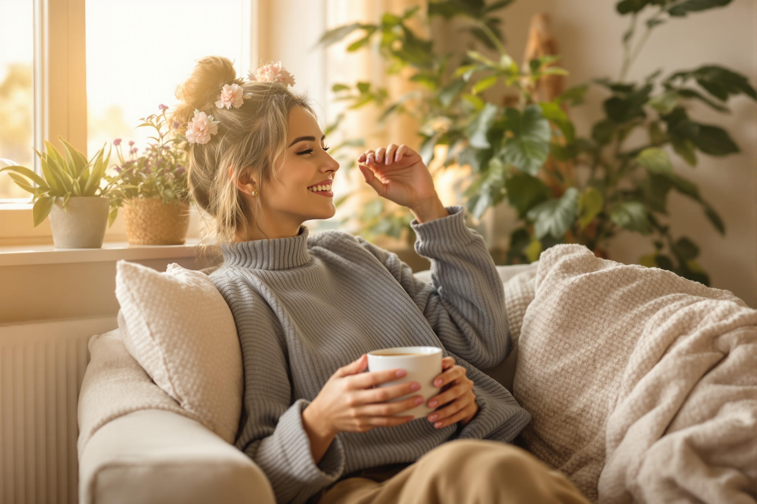 Woman on her fertility wellness journey