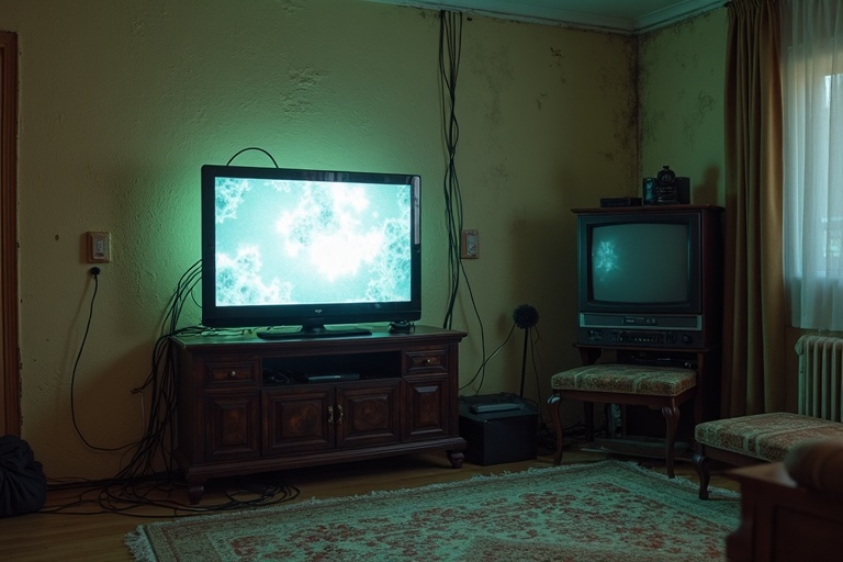 Before: Living Room TV Wall