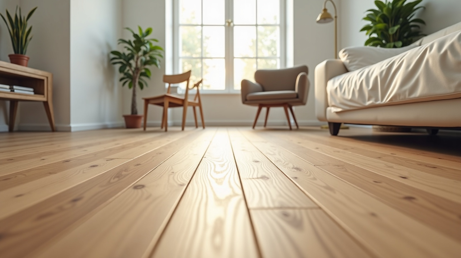 Professional flooring installation in a modern New Hampshire home