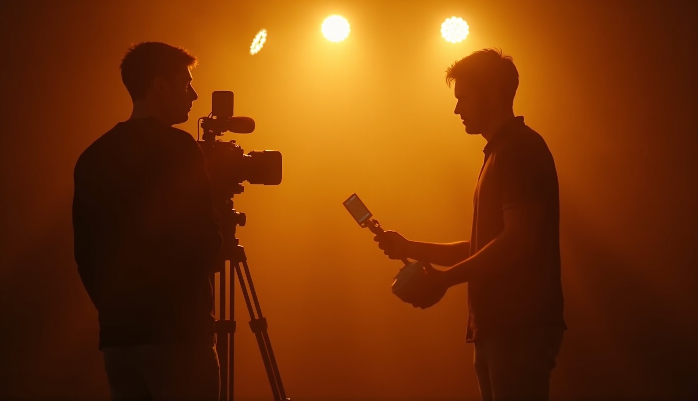 Creative professionals at work