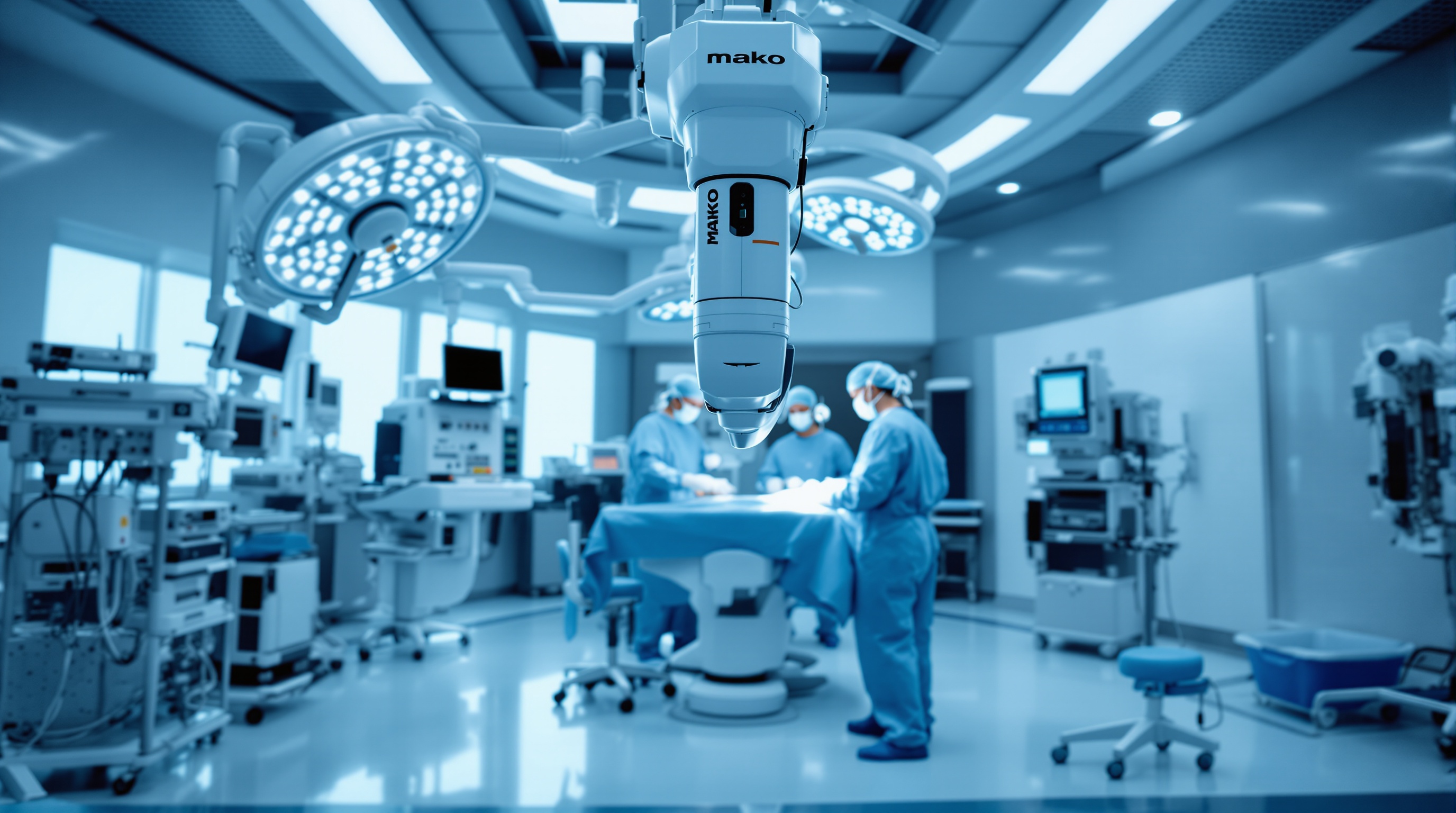 Sala de operaciones con sistema robótico MAKO SmartRobotics - Primer y único en Argentina, Sanatorio Finochietto Buenos Aires