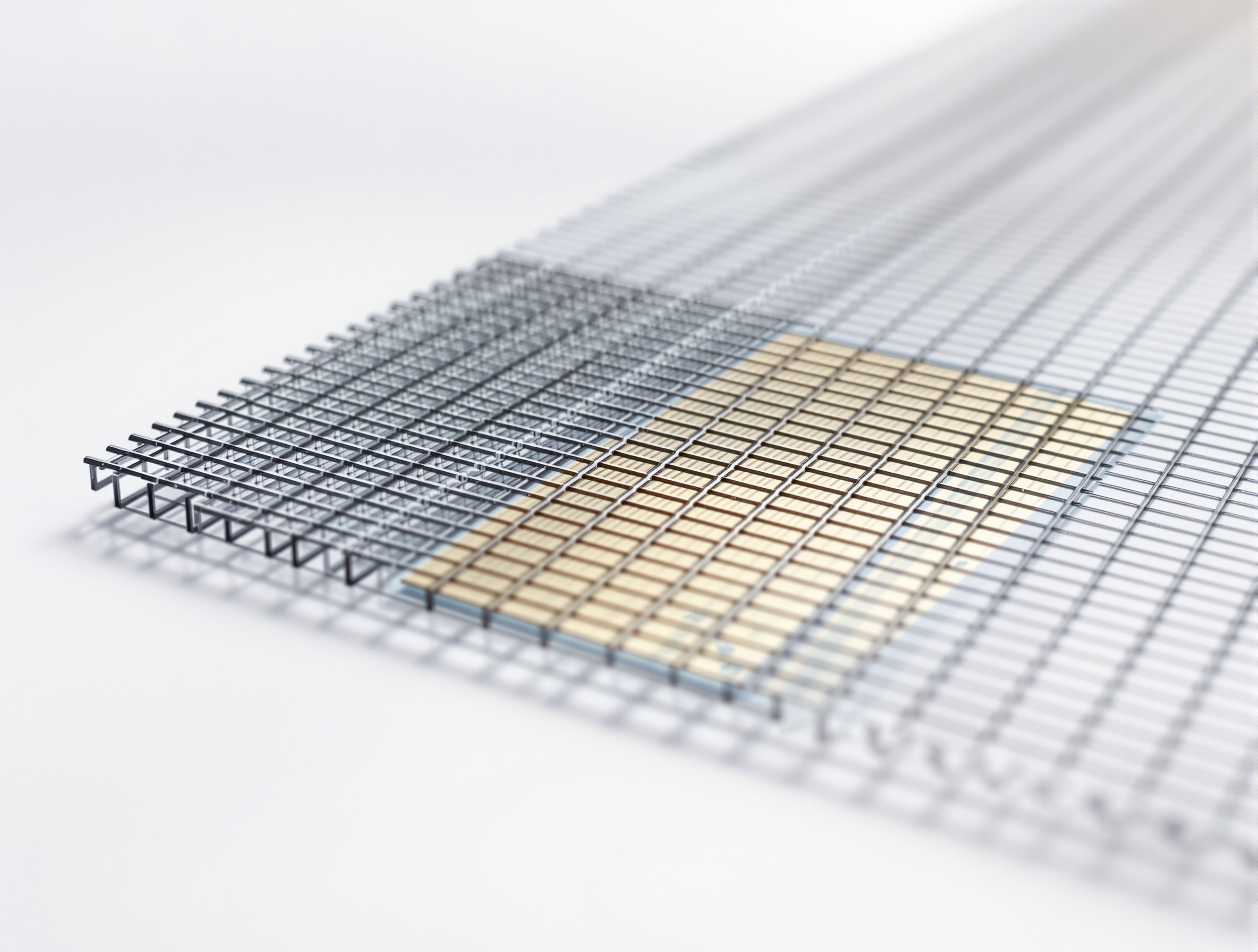Full-Open Electroforming Mesh for PV Cells