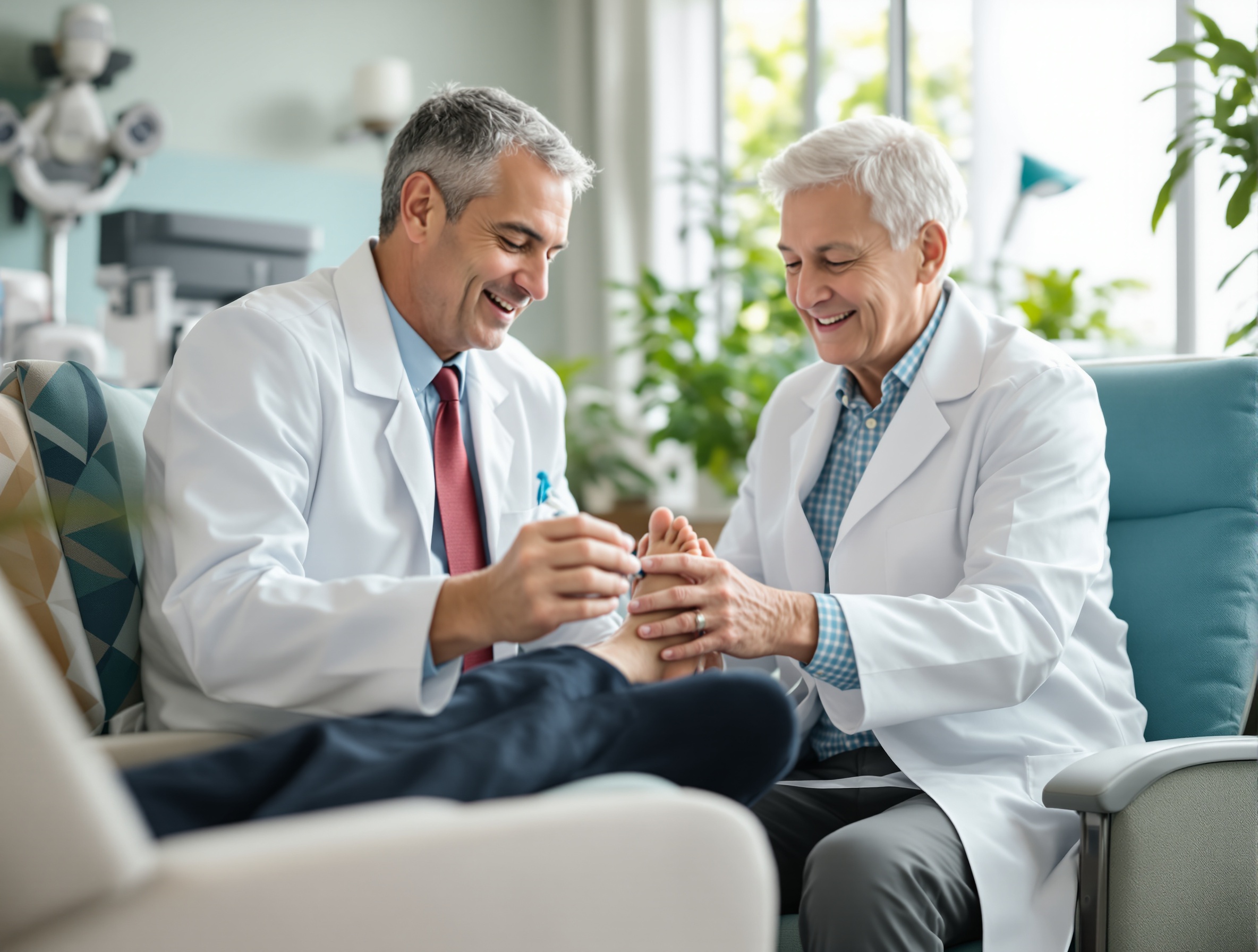 Diabetic foot monitoring in skilled nursing facility