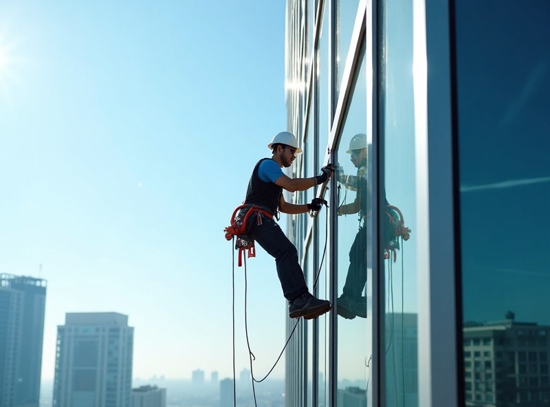 High-Rise Building Facade Painting
