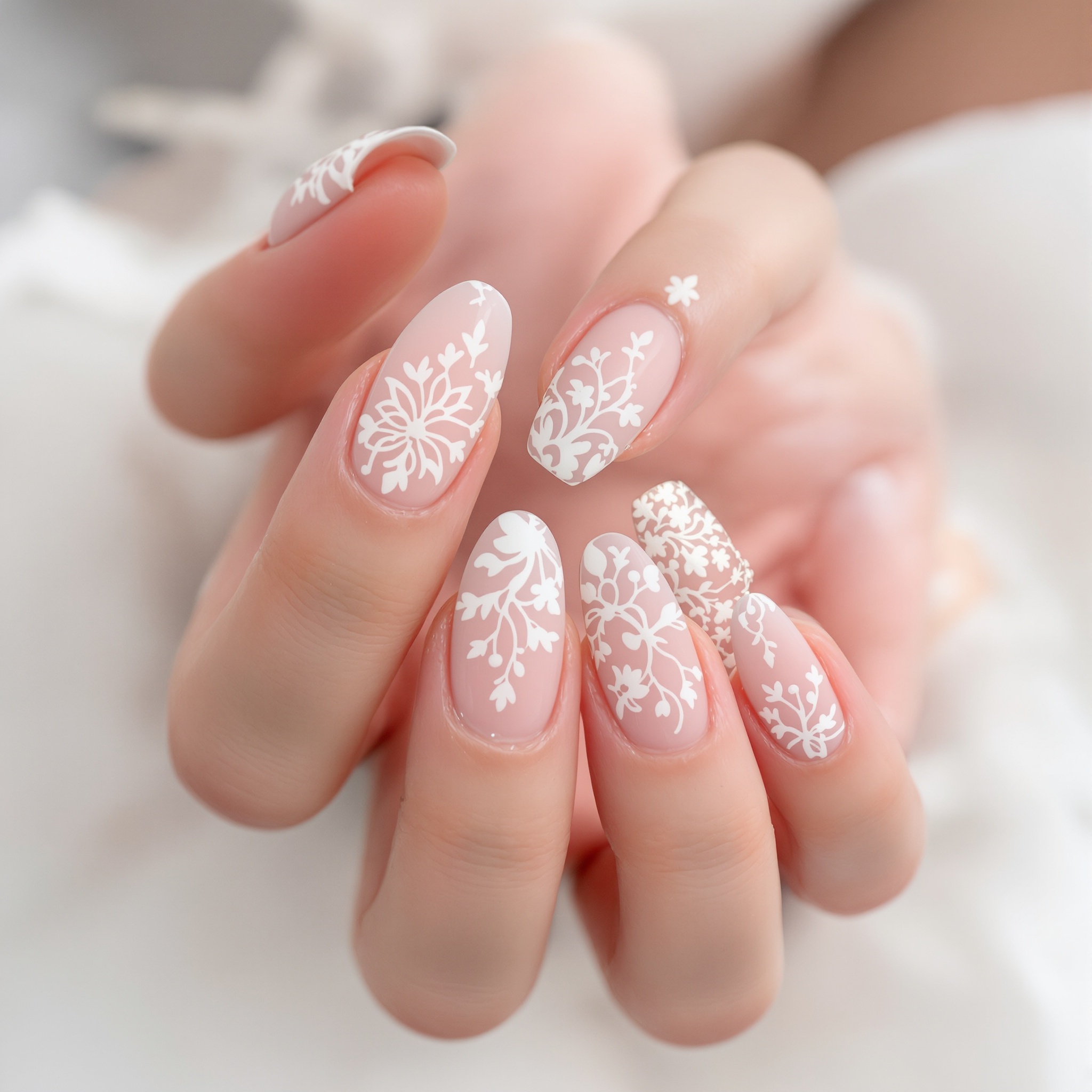 Bridal Nail Design