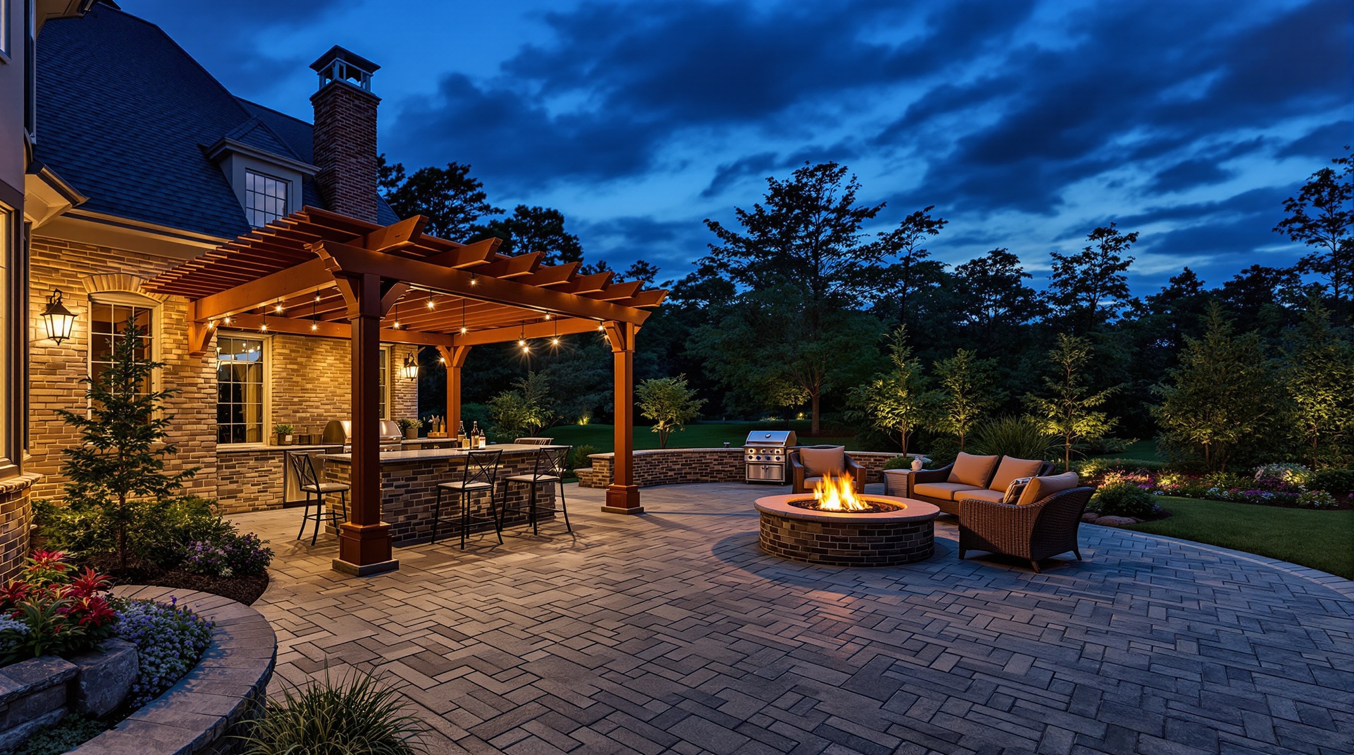 P&L Design + Build outdoor living project
