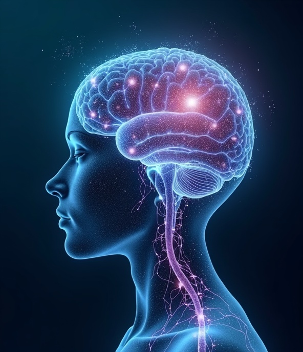 Neural pathways and brain connections