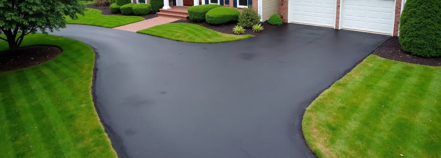 Residential driveway paving in Massachusetts