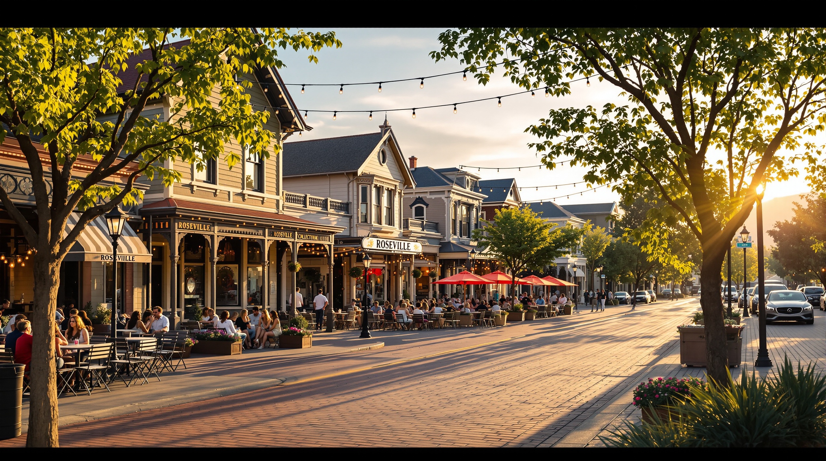 Downtown Roseville California