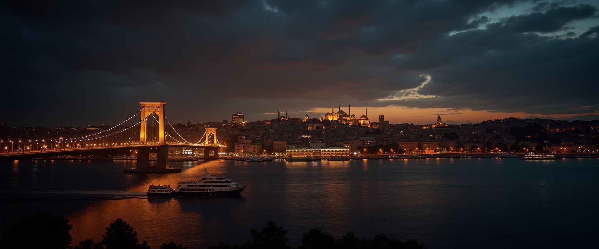 LUXE Private Collection international access Istanbul skyline at dusk