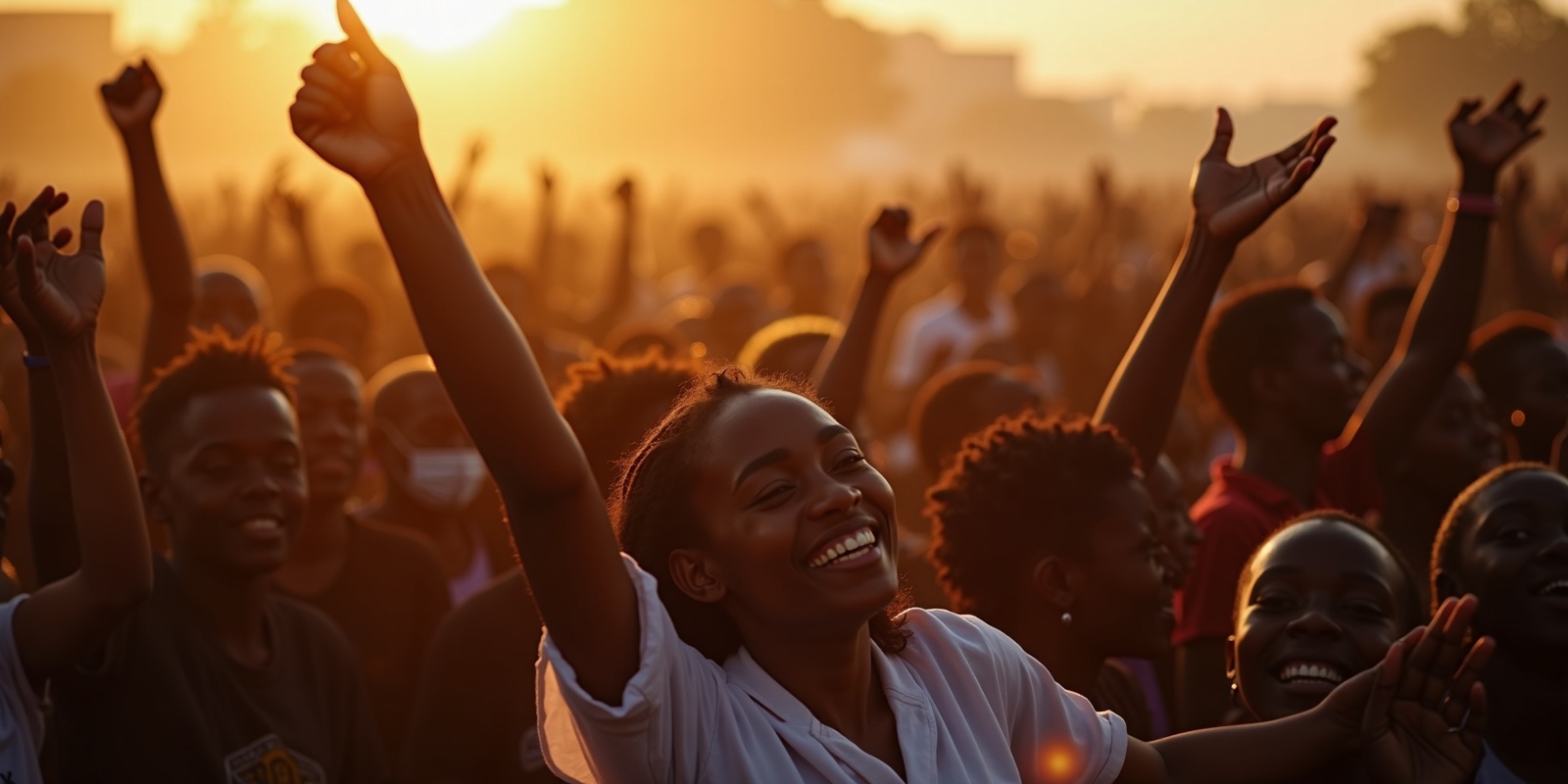 Youth celebrating success