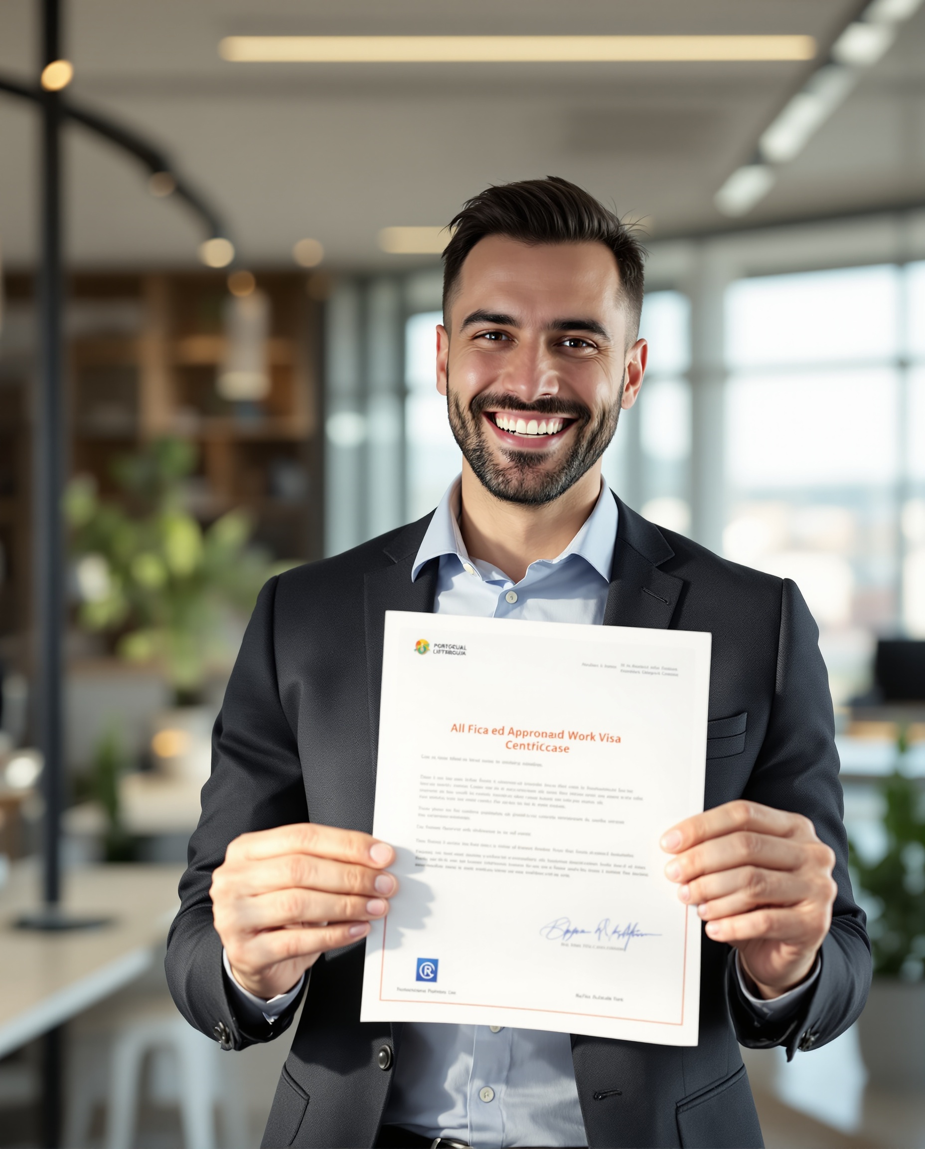 Visto aprovado para Portugal