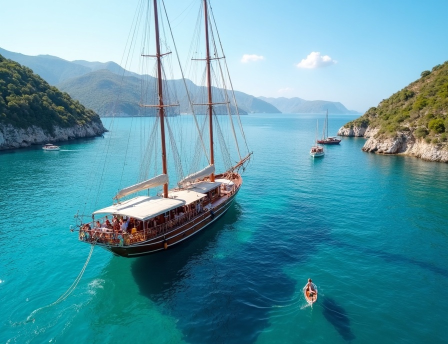 Classic Marmaris boat trip on traditional gulet