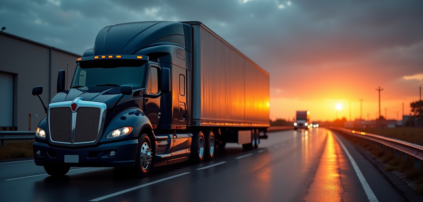 Commercial Logistics Truck
