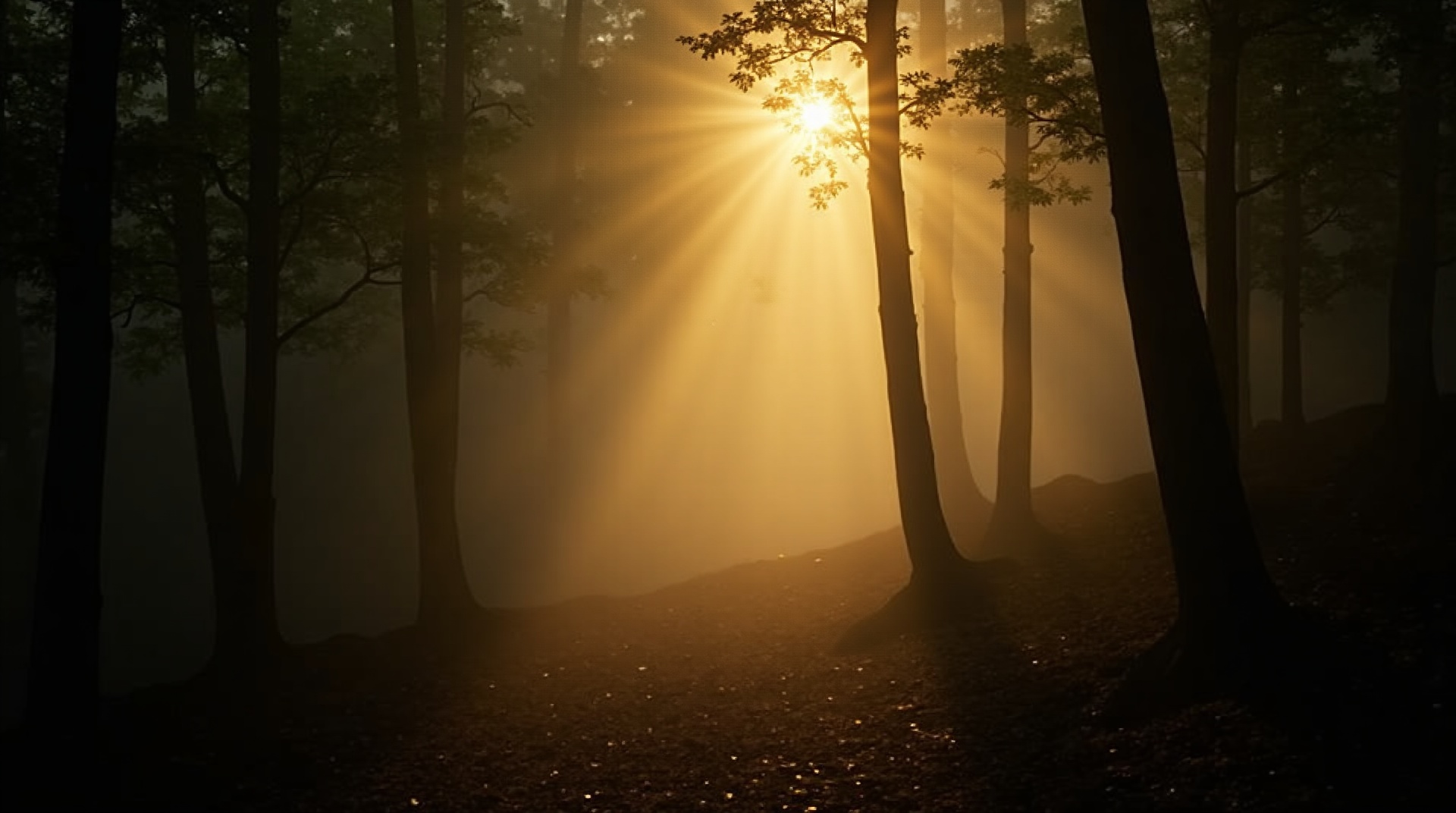 Mystical forest background