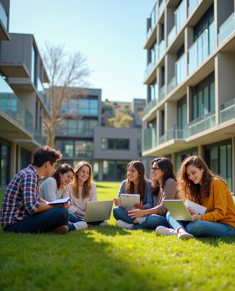 Students on Campus