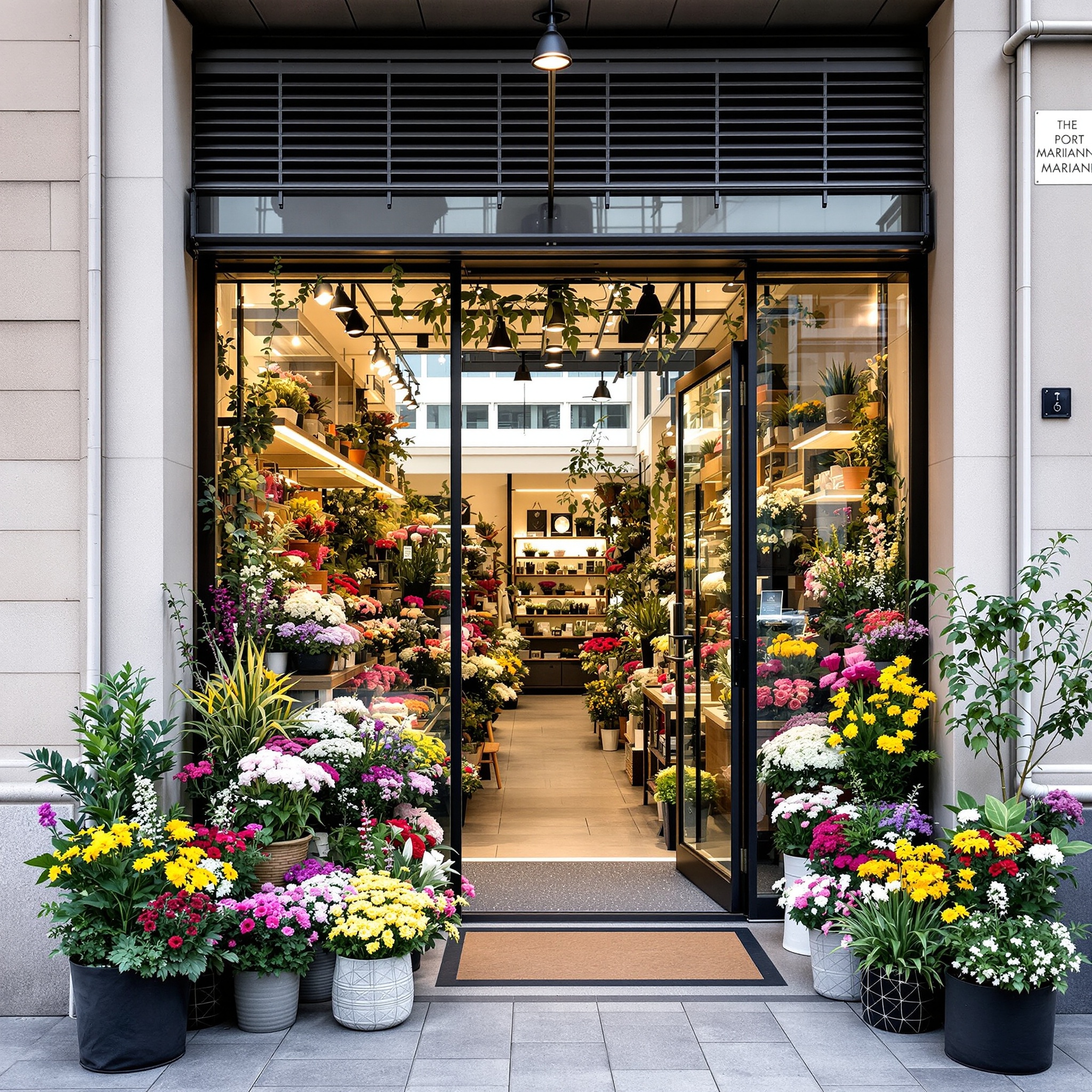 Boutique fleuriste Montpellier Halles Plaza – photo intérieure 1