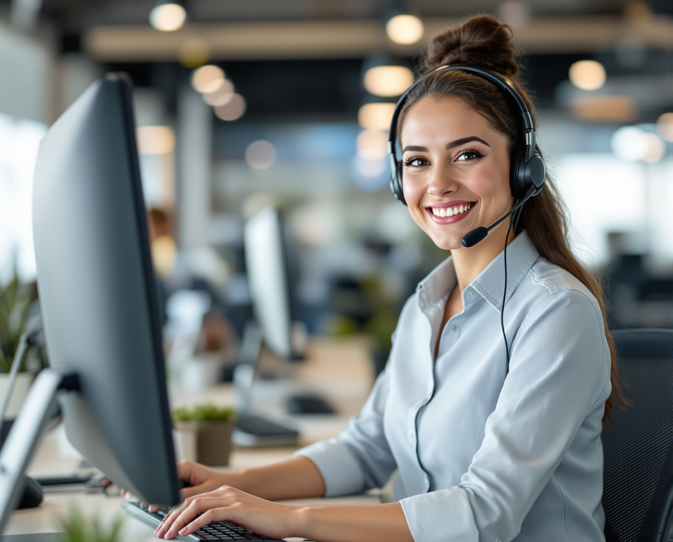 Bilingual support professional