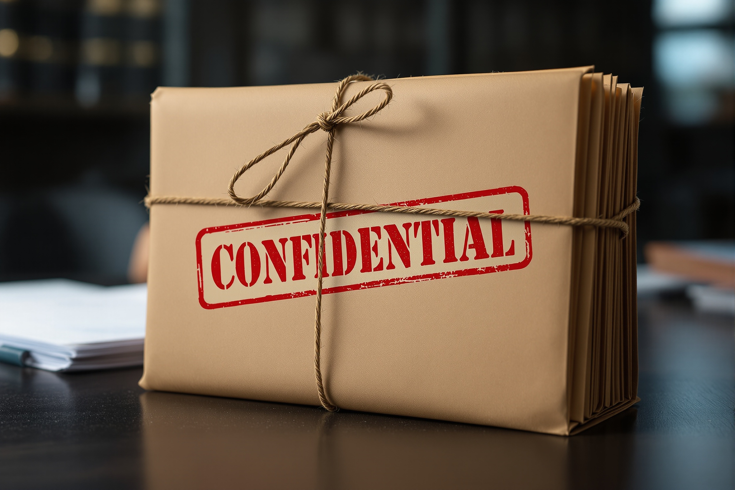 Sealed confidential file