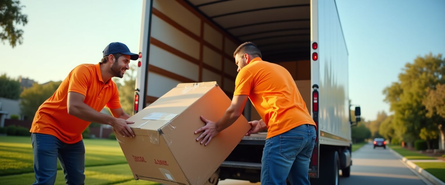 City to City Moving Services — professional movers loading truck in Southern California