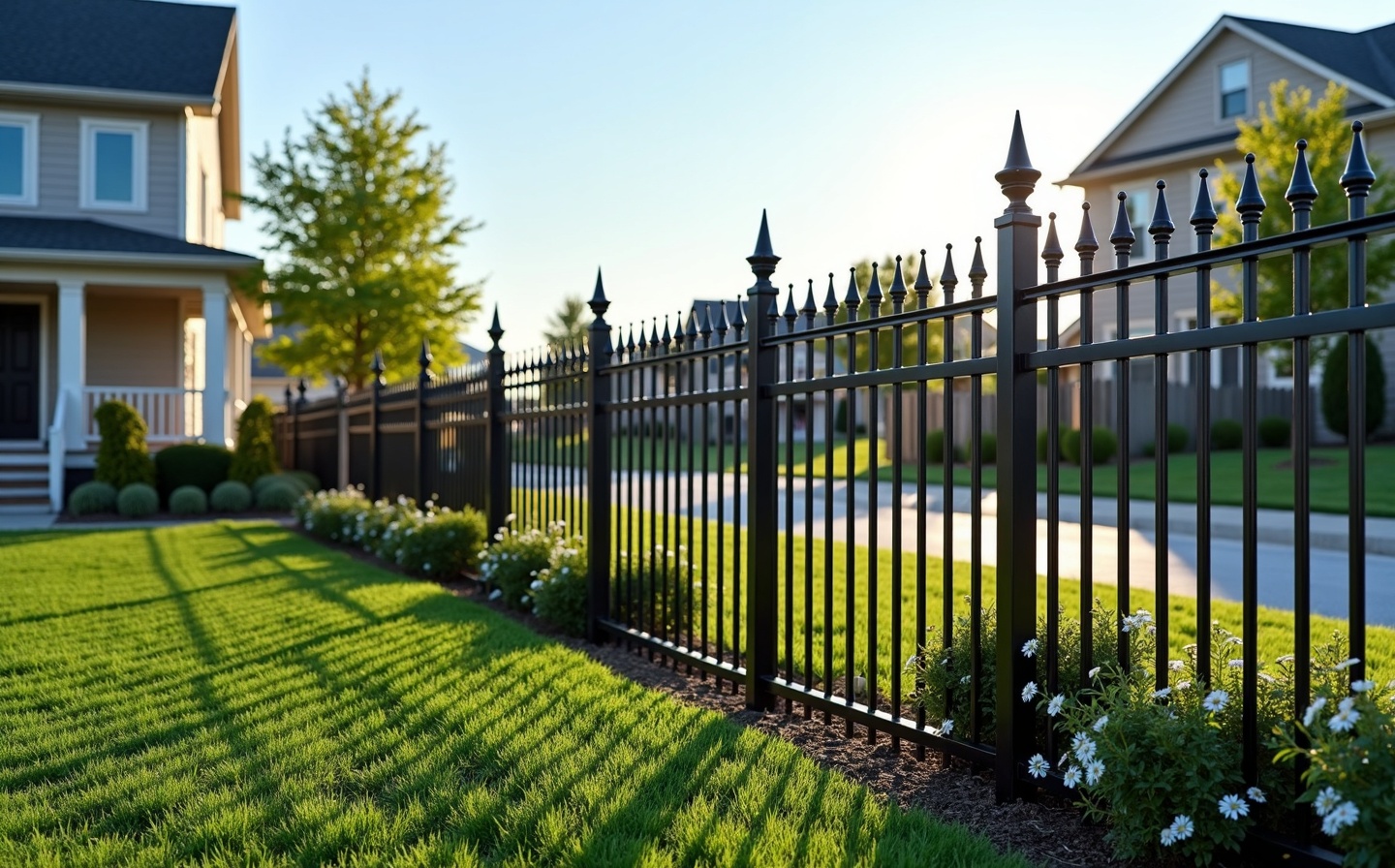 Professional fencing installation by 3A Fencing Inc.