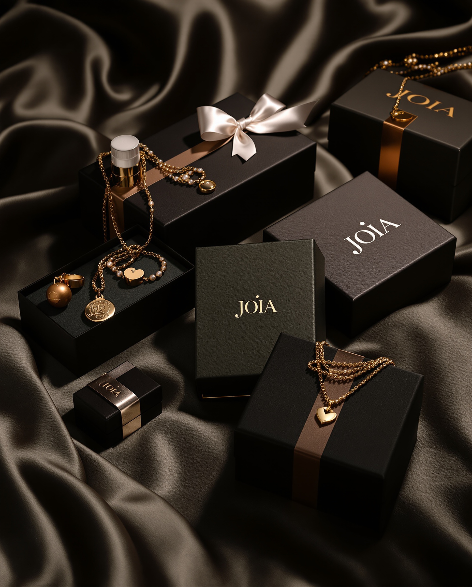 Caixa Premium Dourada
