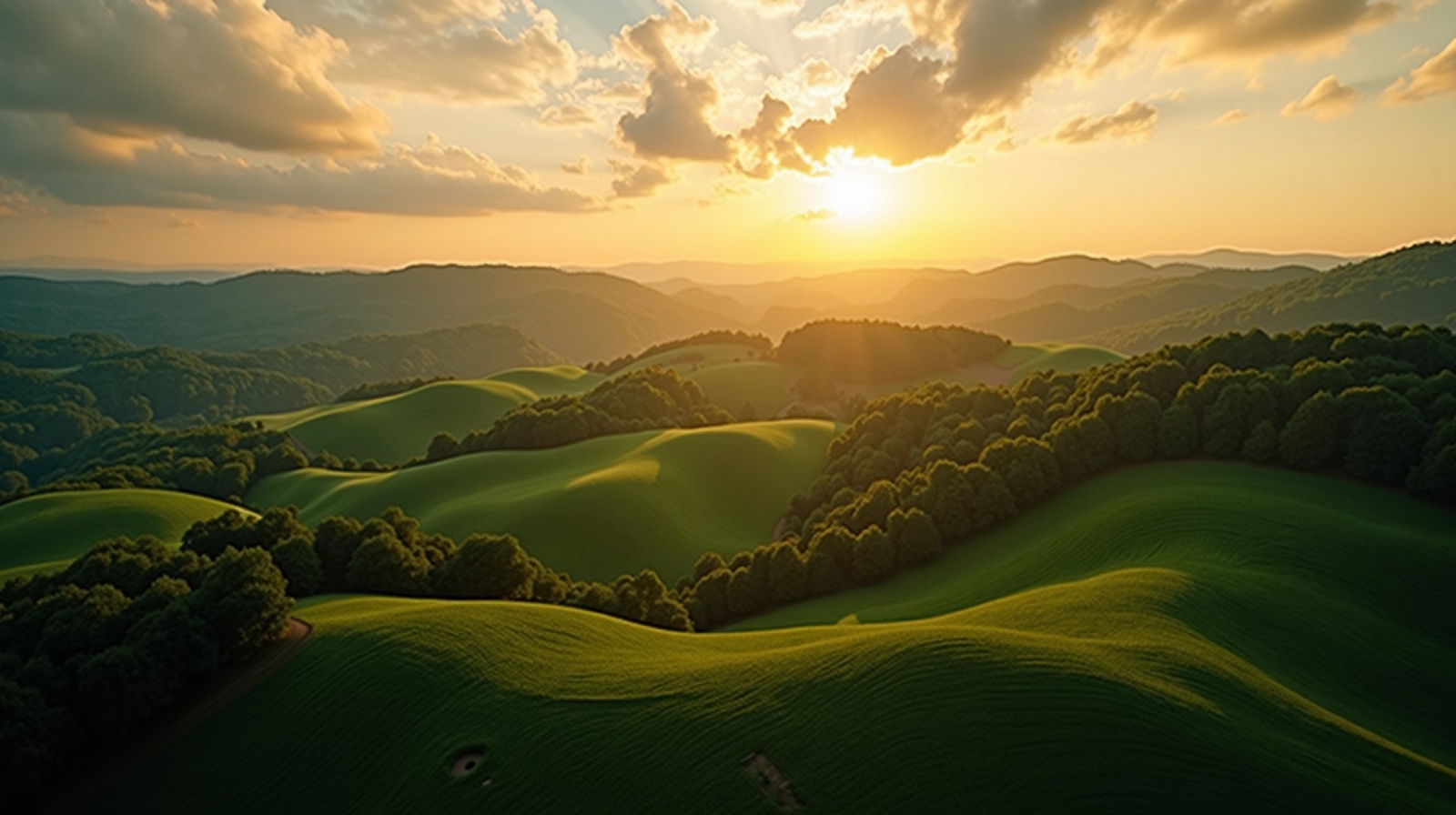 American farmland background