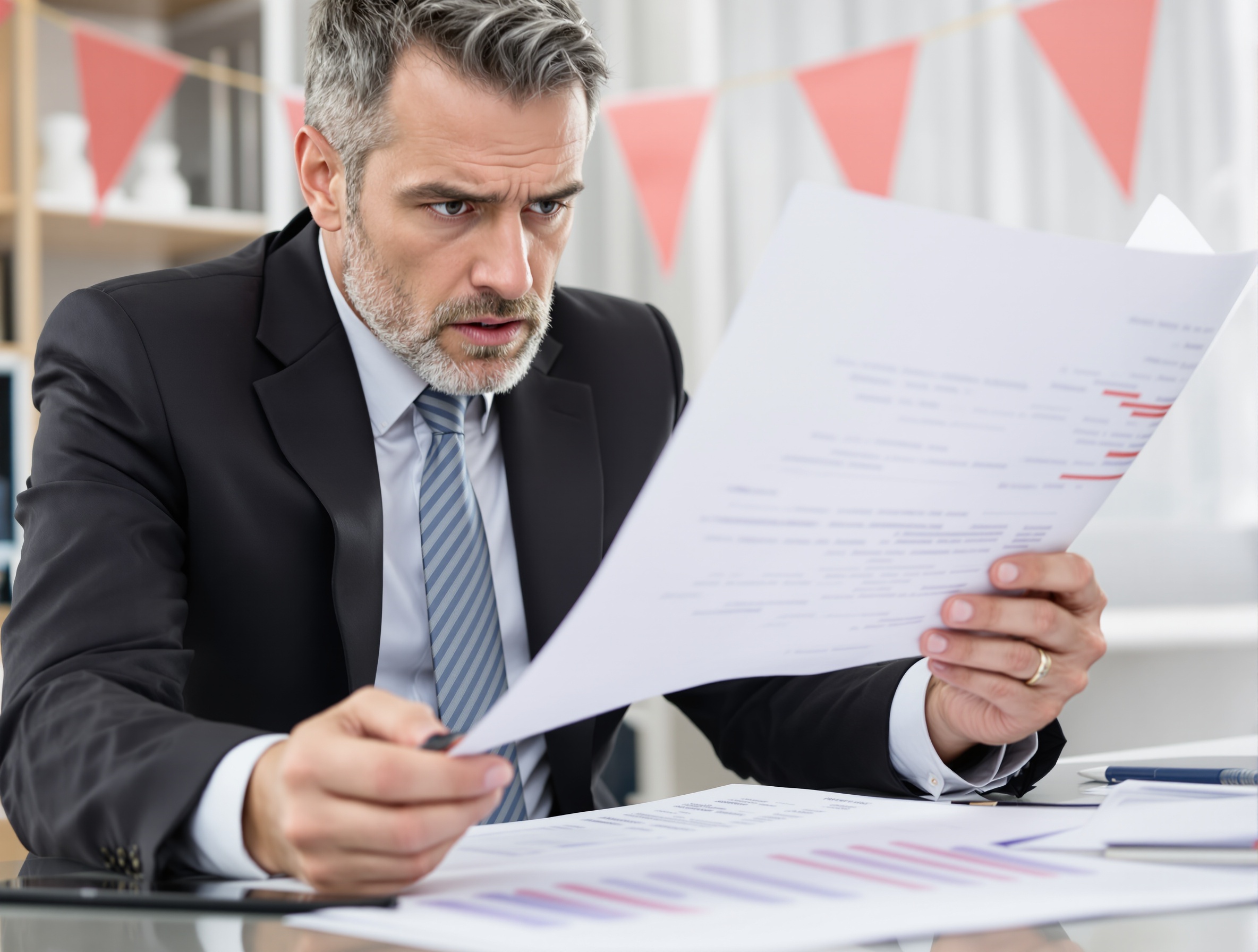 Investor identifying red flags in T12 financial statements