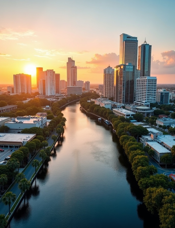 Jacksonville Florida skyline
