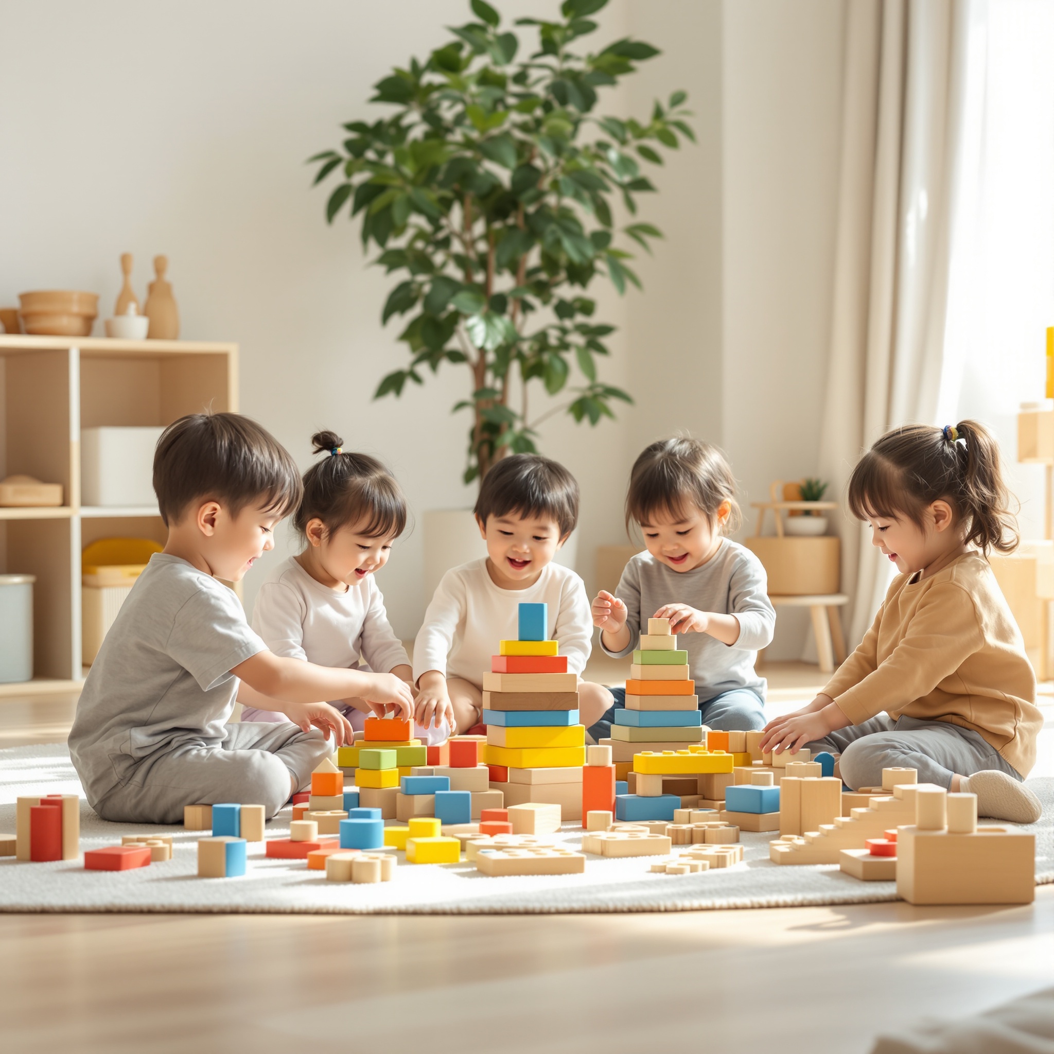 積み木と創造の時間