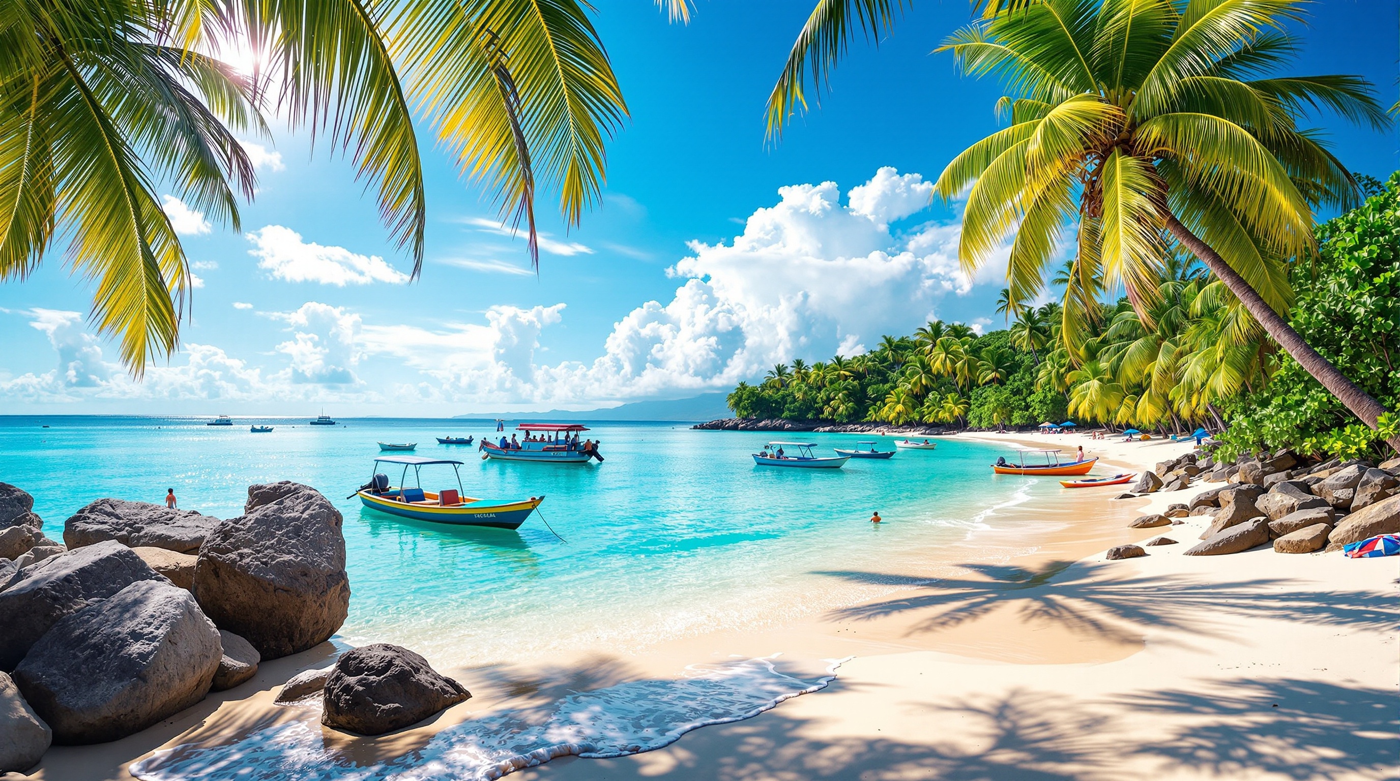 Pristine white sand beach with turquoise waters in the Philippines — Luxury Isles