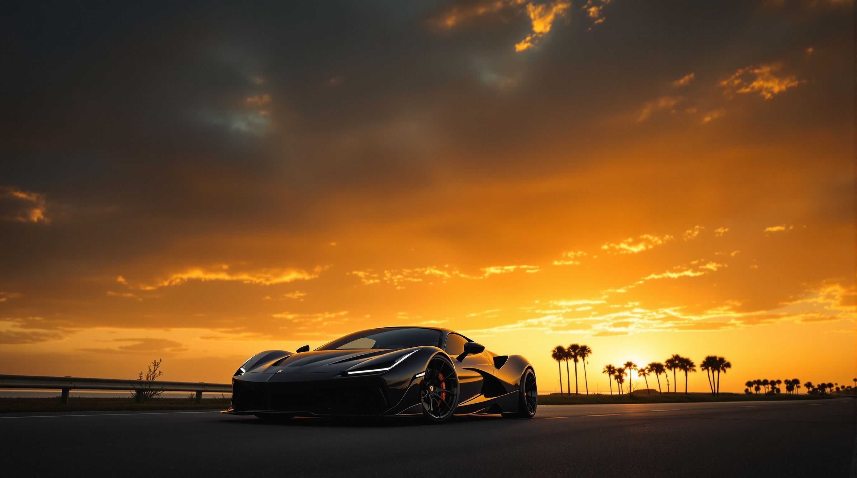 Alfa Romeo on Florida coastal highway