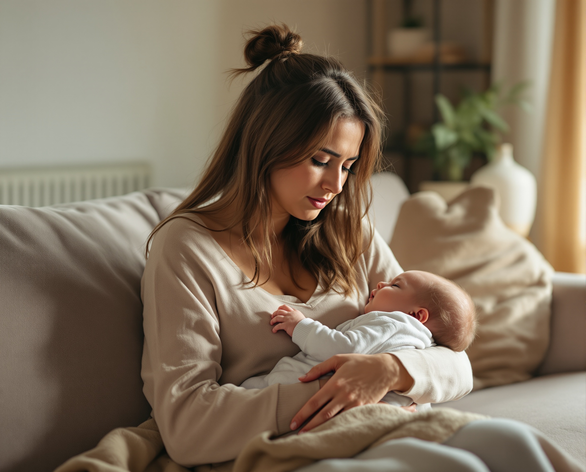 Мама з дитиною вдома