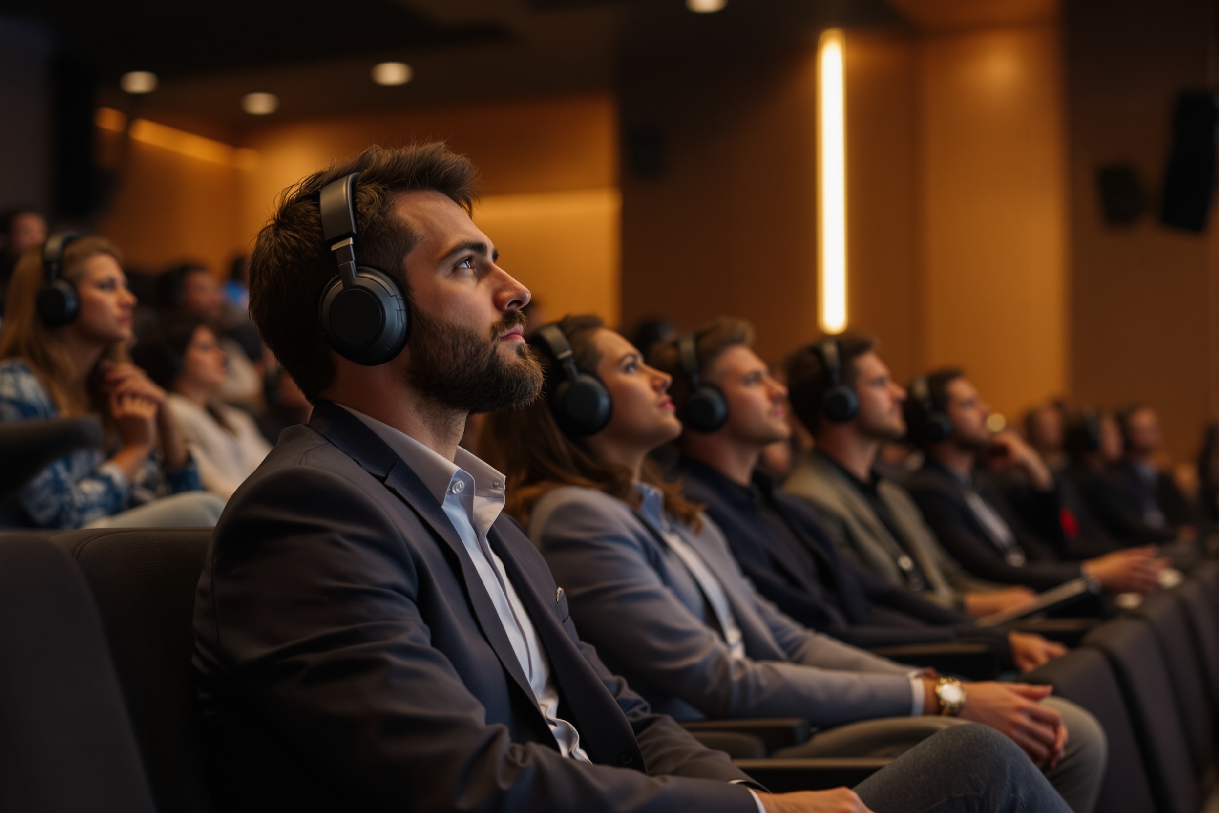Palestra silenciosa em Conferências Corporativas