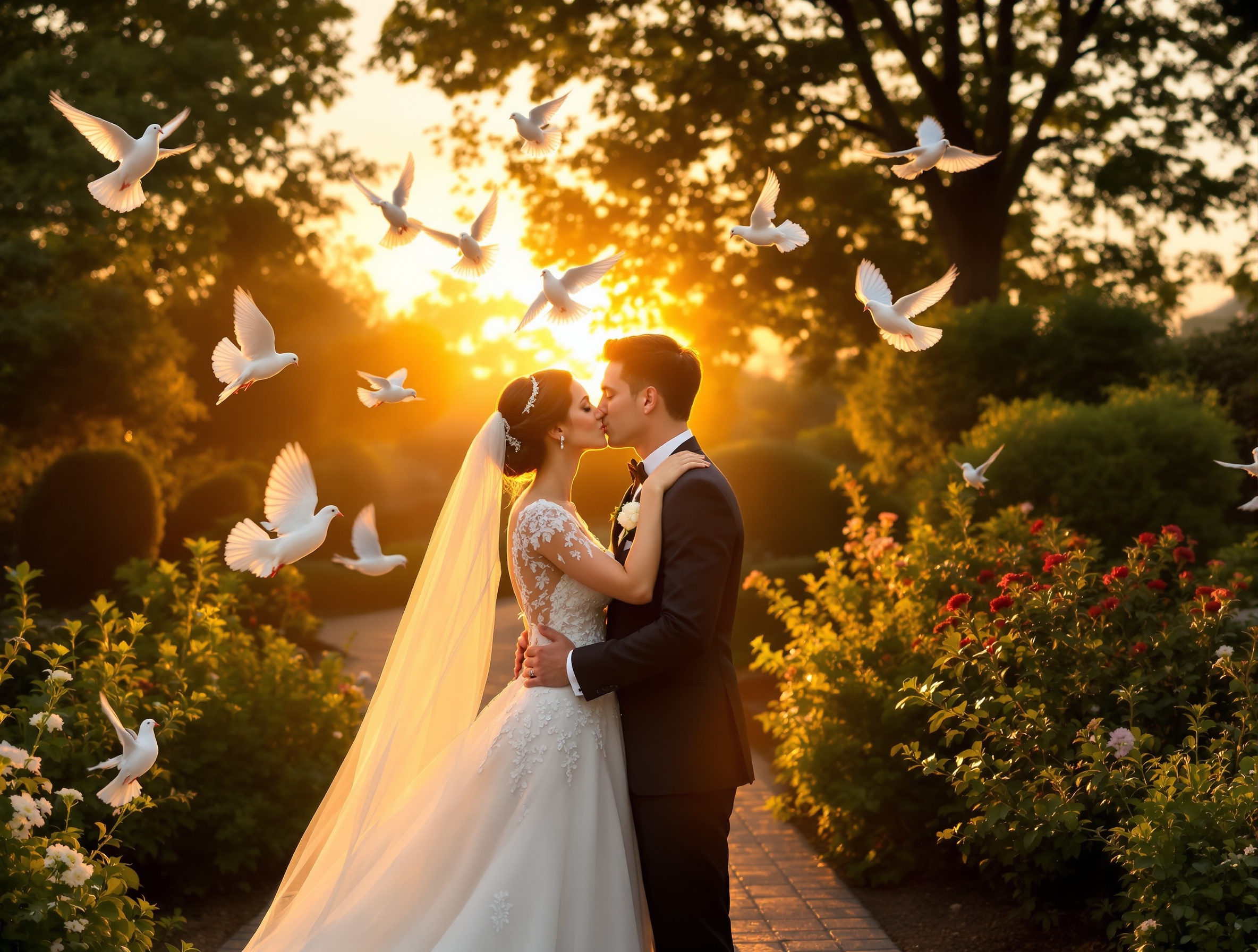 הצעת נישואין רומנטית בחוף הים - הפרחת יונים באירוע הצעות נישואין בחוף הים תל אביב