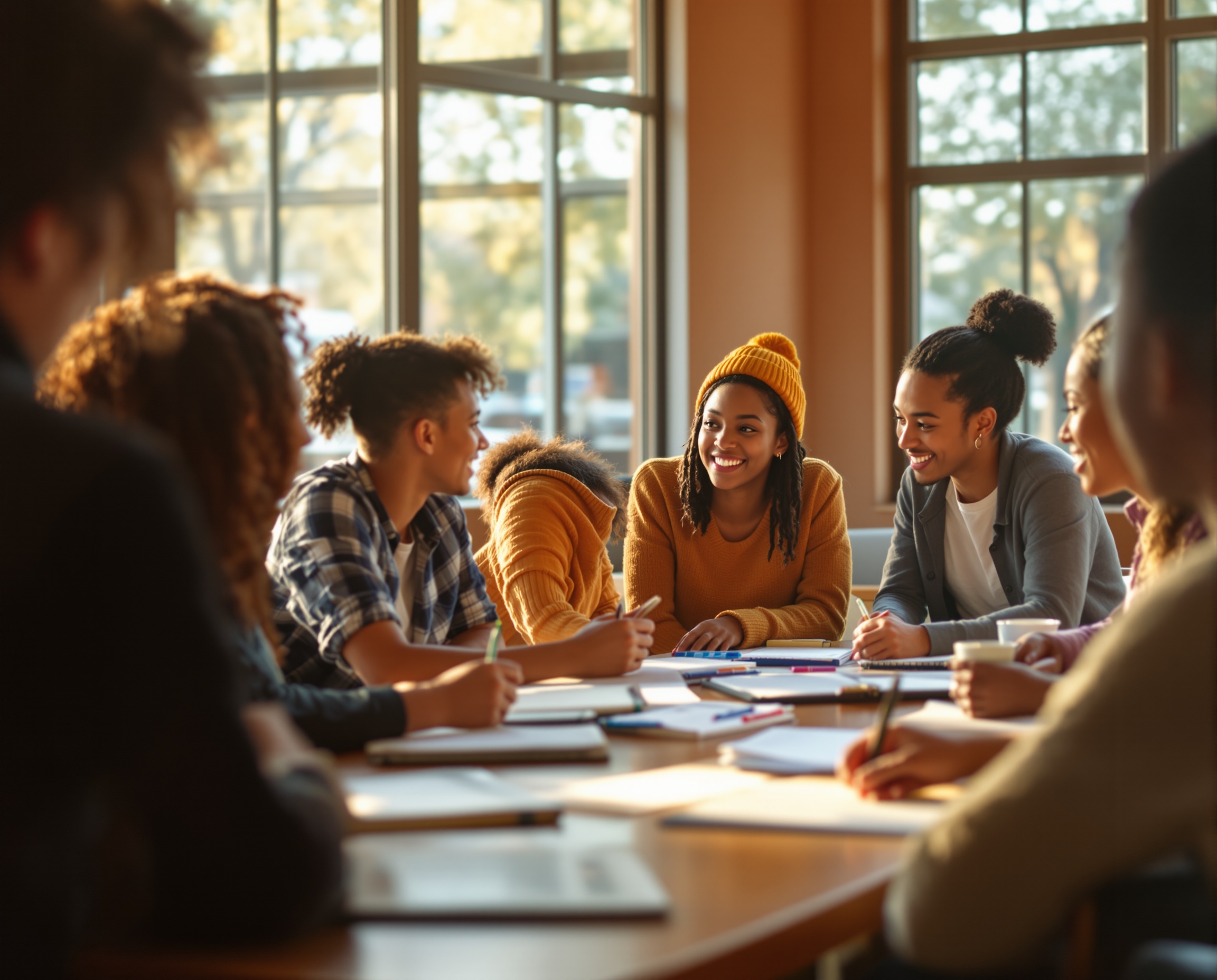 Community meeting and youth engagement