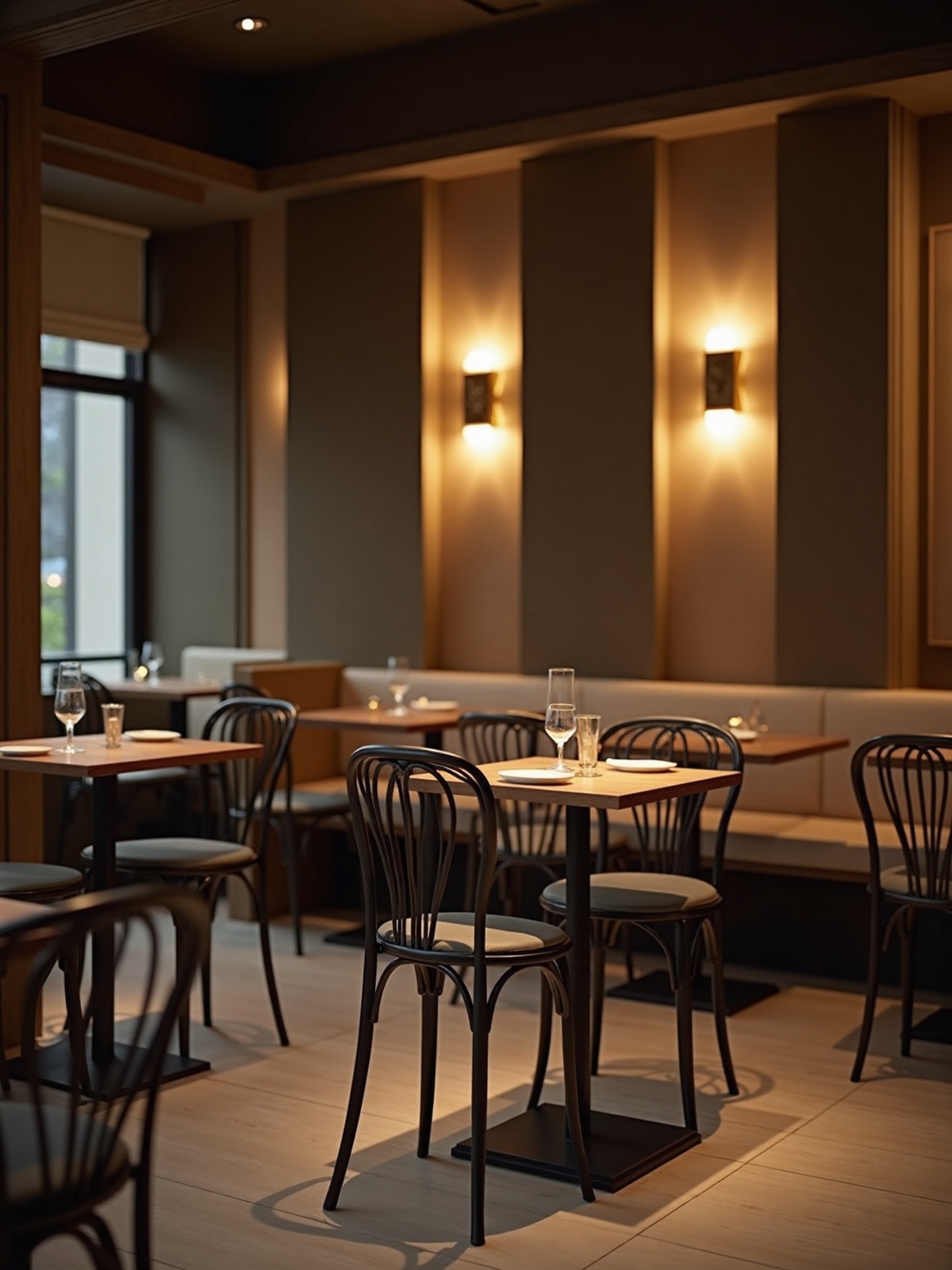 고급 레스토랑 인테리어