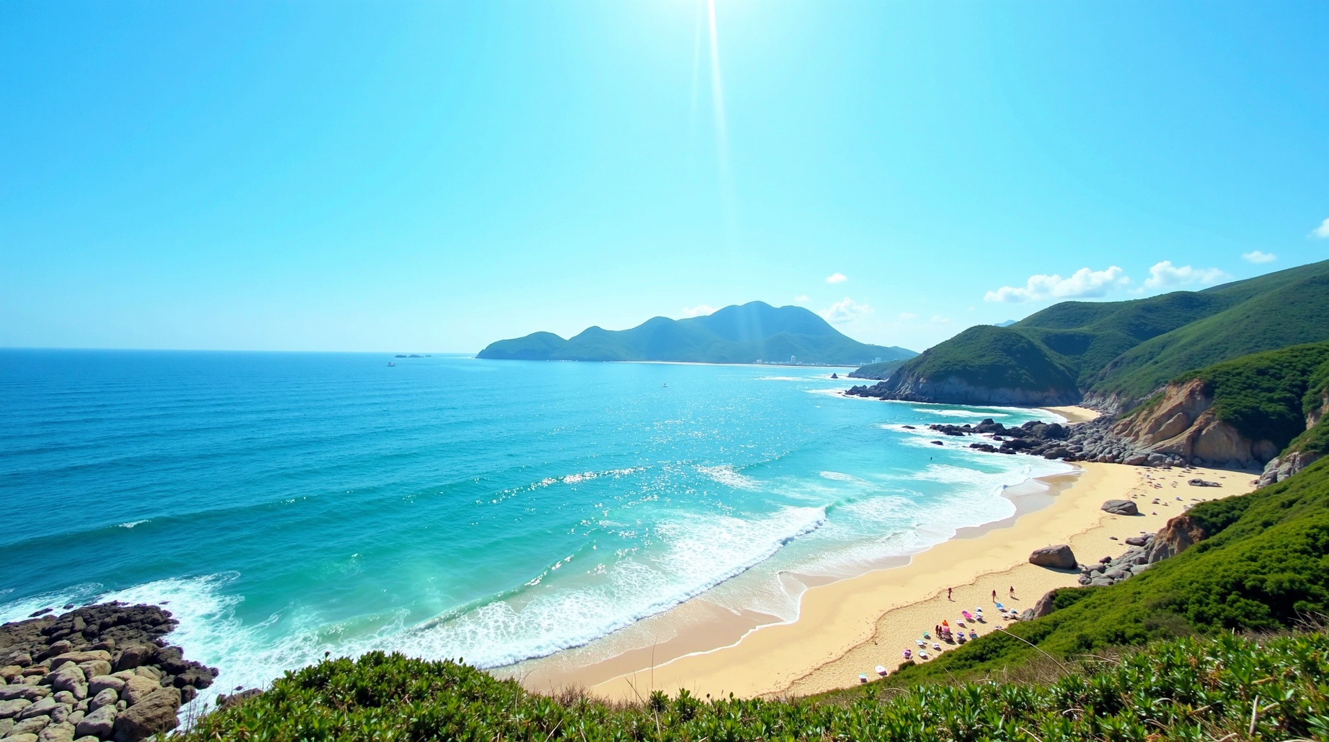 Beautiful coastal scenery