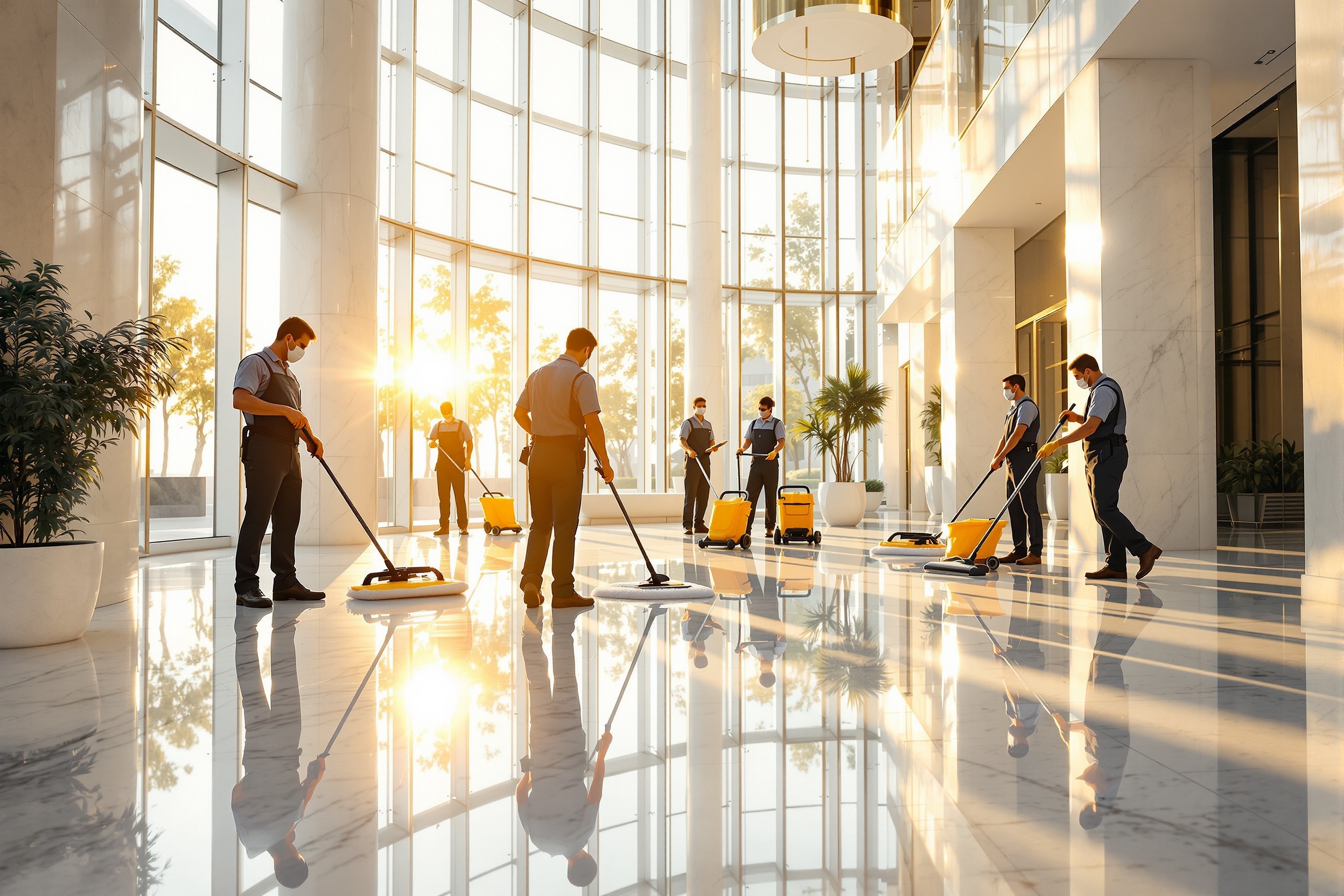 Entretien ménager commercial et industriel